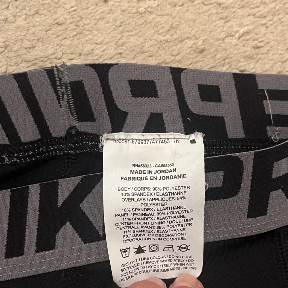 Boys Nike Pro black leggings size XS